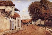 Alfred Sisley Street in Louveciennes oil painting picture wholesale